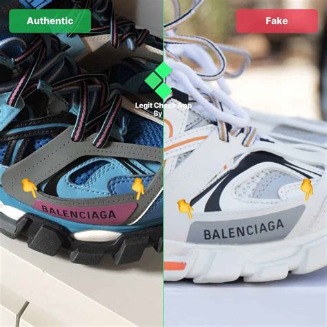 real vs fake balenciaga track